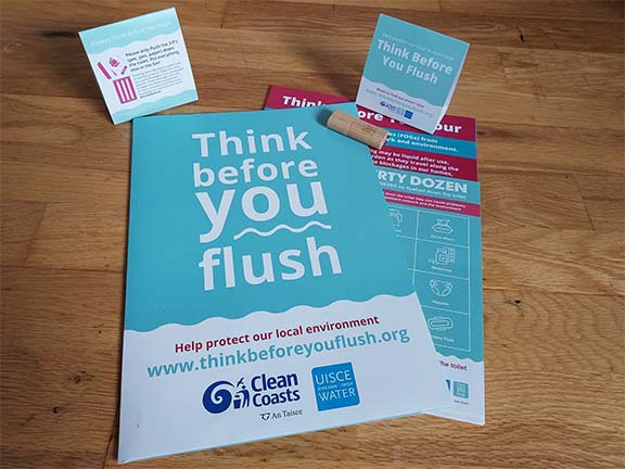 Irish schools asked to Think Before You Flush in a bid to help protect their local environment