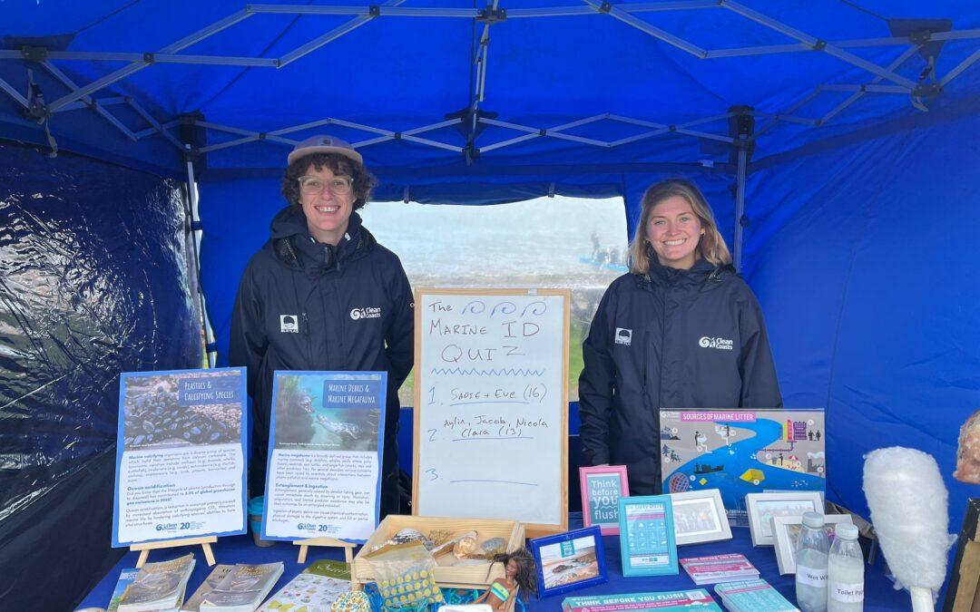 The Think Before You Flush team visit the Balydoyle Bay Biosphere Festival