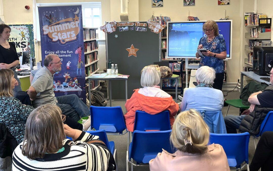 Clean Coasts and Uisce Éireann raise awareness about the impact of flushing damaging items down the toilet at Clondalkin Library