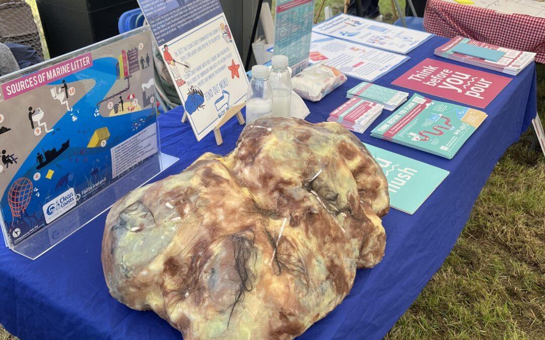 Clean Coasts and Uisce Éireann raise awareness about the impact of flushing damaging items down the toilet at Picnic in the Park