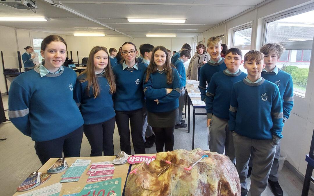 Uisce Éireann and Clean Coasts urge transition year students in Coláiste Choilm, Ballincollig to ‘Think Before You Flush’ at their Green Schools, Green Day event