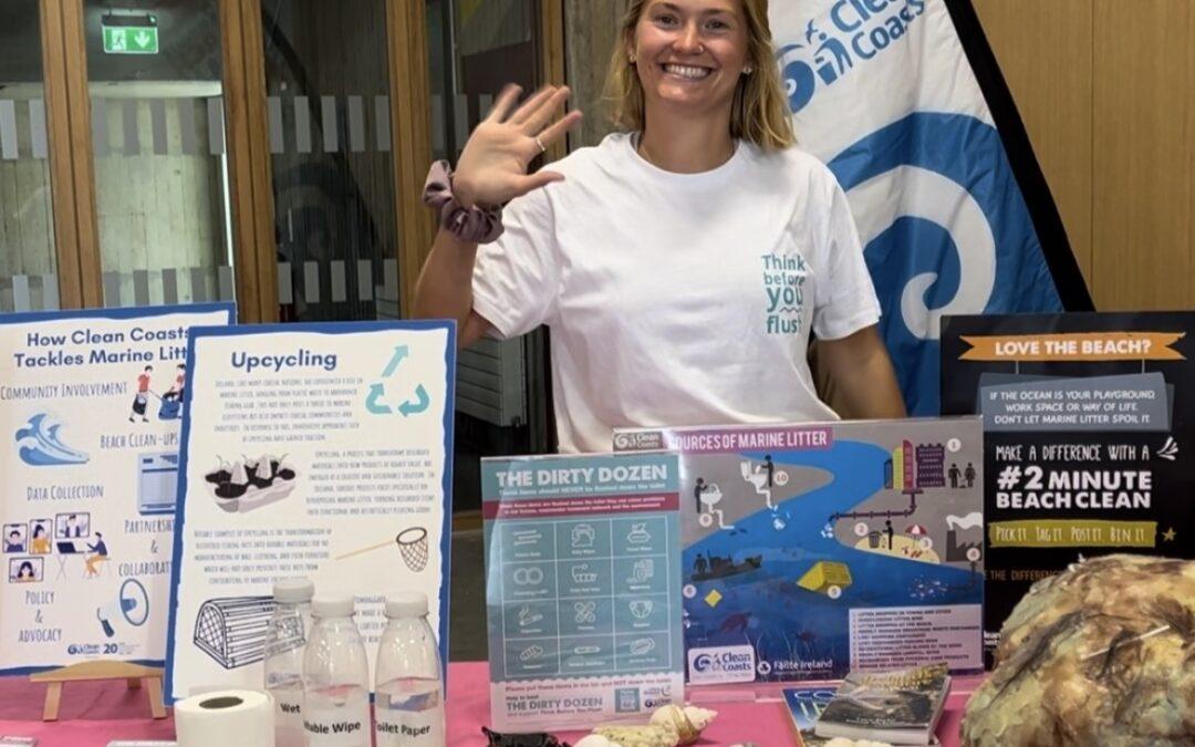 Clean Coasts and Uisce Éireann are raising awareness about the impact of flushing damaging items down the toilet at the Greystones Open Water Festival