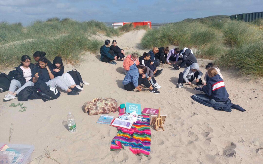 Clean Coasts meet Presentation Secondary School Tralee to spread the message of Think Before You Flush
