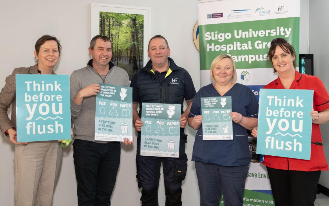 Sligo University Hospital joins forces with Think Before You Flush