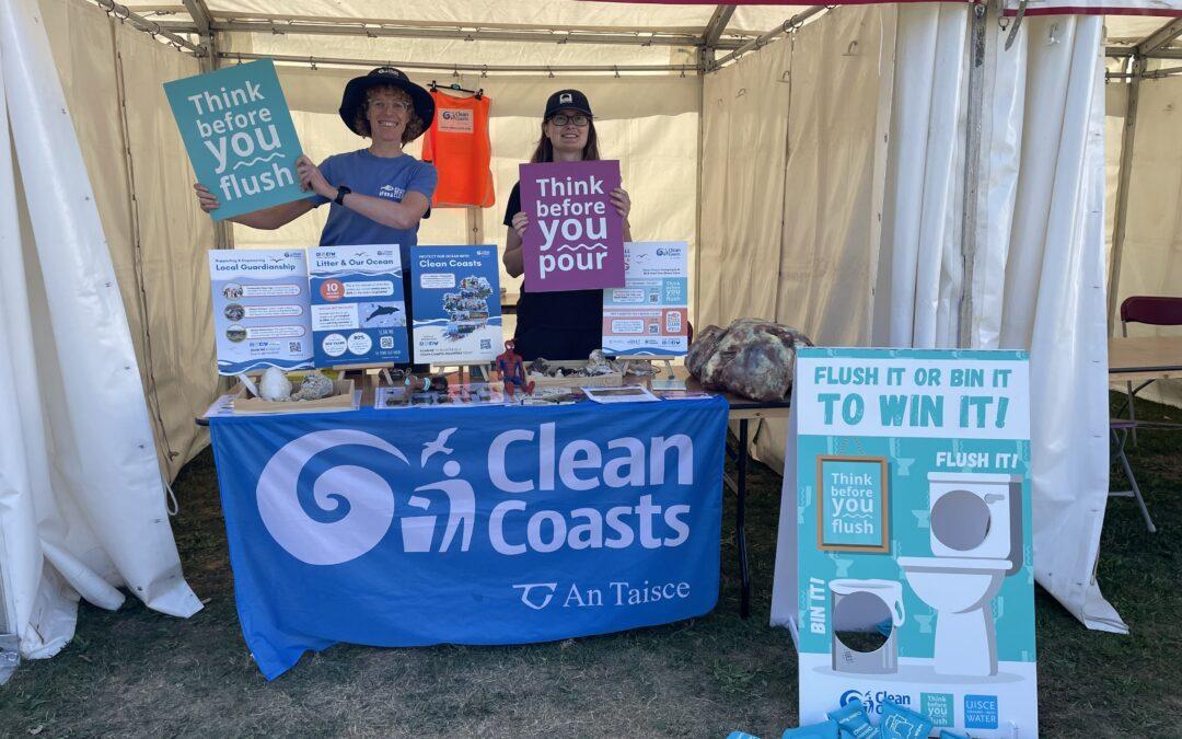 Think Before You Flush raise awareness at the Rose Festival